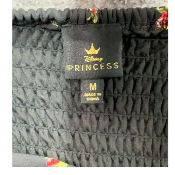 Disney Princess Womens Medium Floral Romper Bell Sleeves - Picture 3 of 6